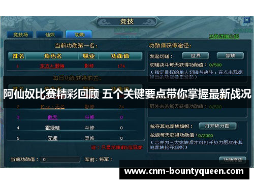 阿仙奴比赛精彩回顾 五个关键要点带你掌握最新战况