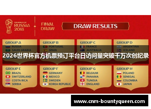 2026世界杯官方机票预订平台日访问量突破千万次创纪录