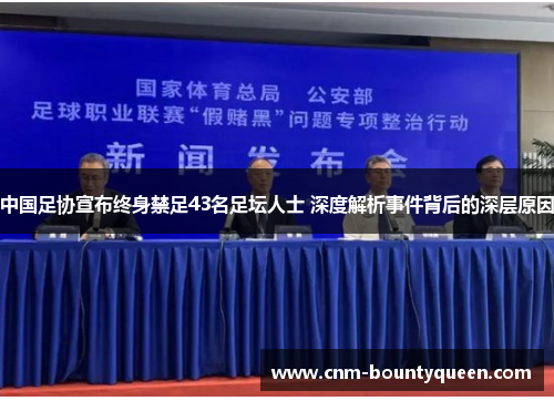 中国足协宣布终身禁足43名足坛人士 深度解析事件背后的深层原因